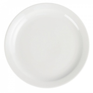 Olympia Whiteware borden met smalle rand 25cm