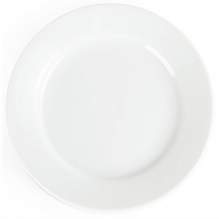 Olympia Whiteware borden met brede rand 16.5cm